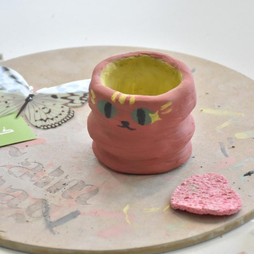 ورشـة صنع كوب من عجينة السيراميك - making a cup from ceramic clay workshop